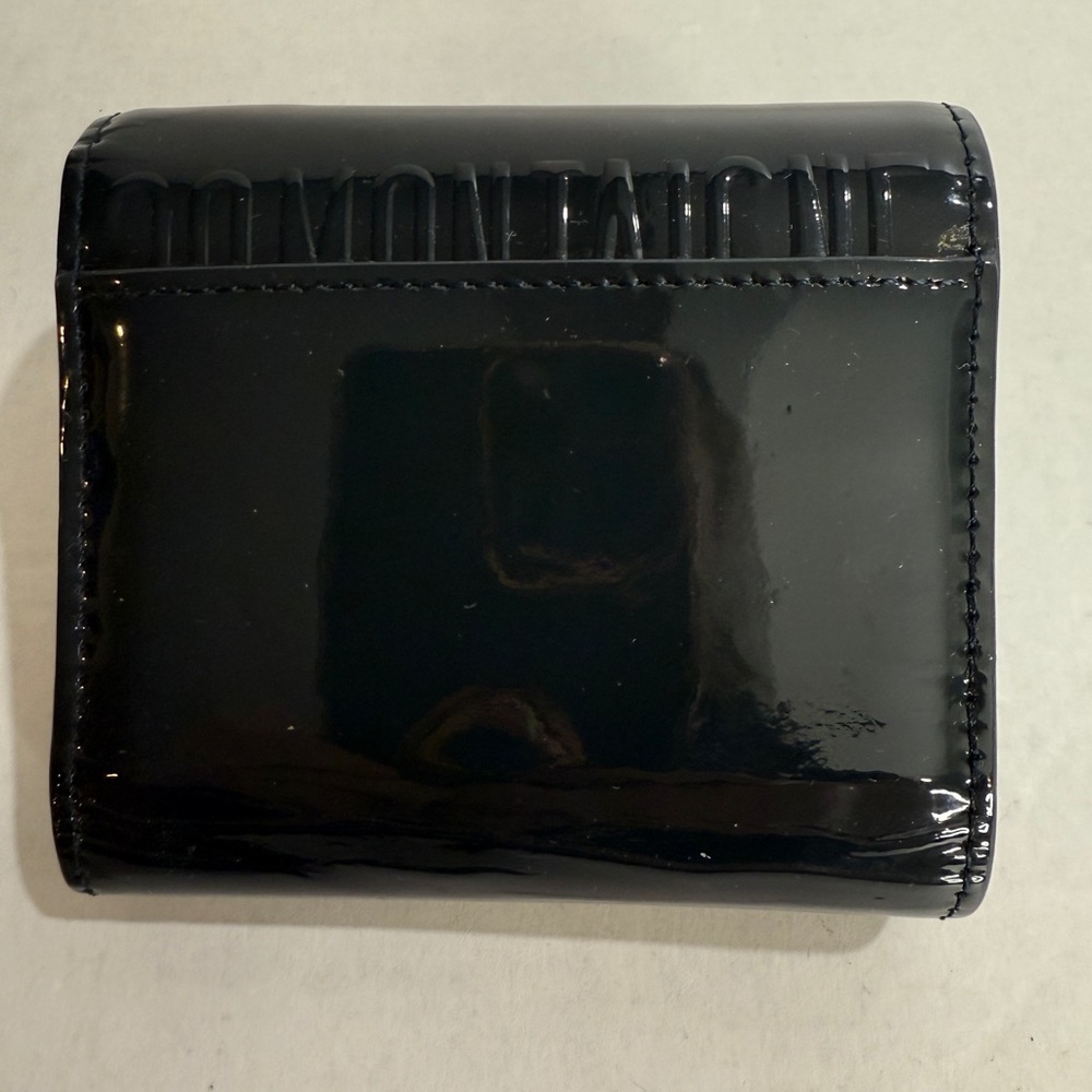 CHRISTIAN DIOR  Patent 30 Montaigne Navy Blue  Wallet - Picture 8 of 12